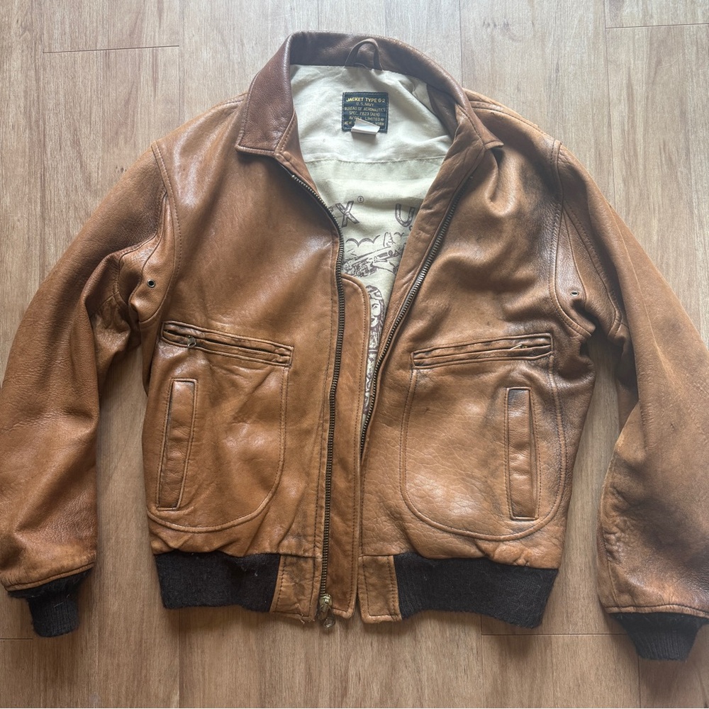 Rare vintage Avirex Type G-2 flight jacket, made in the USA.
